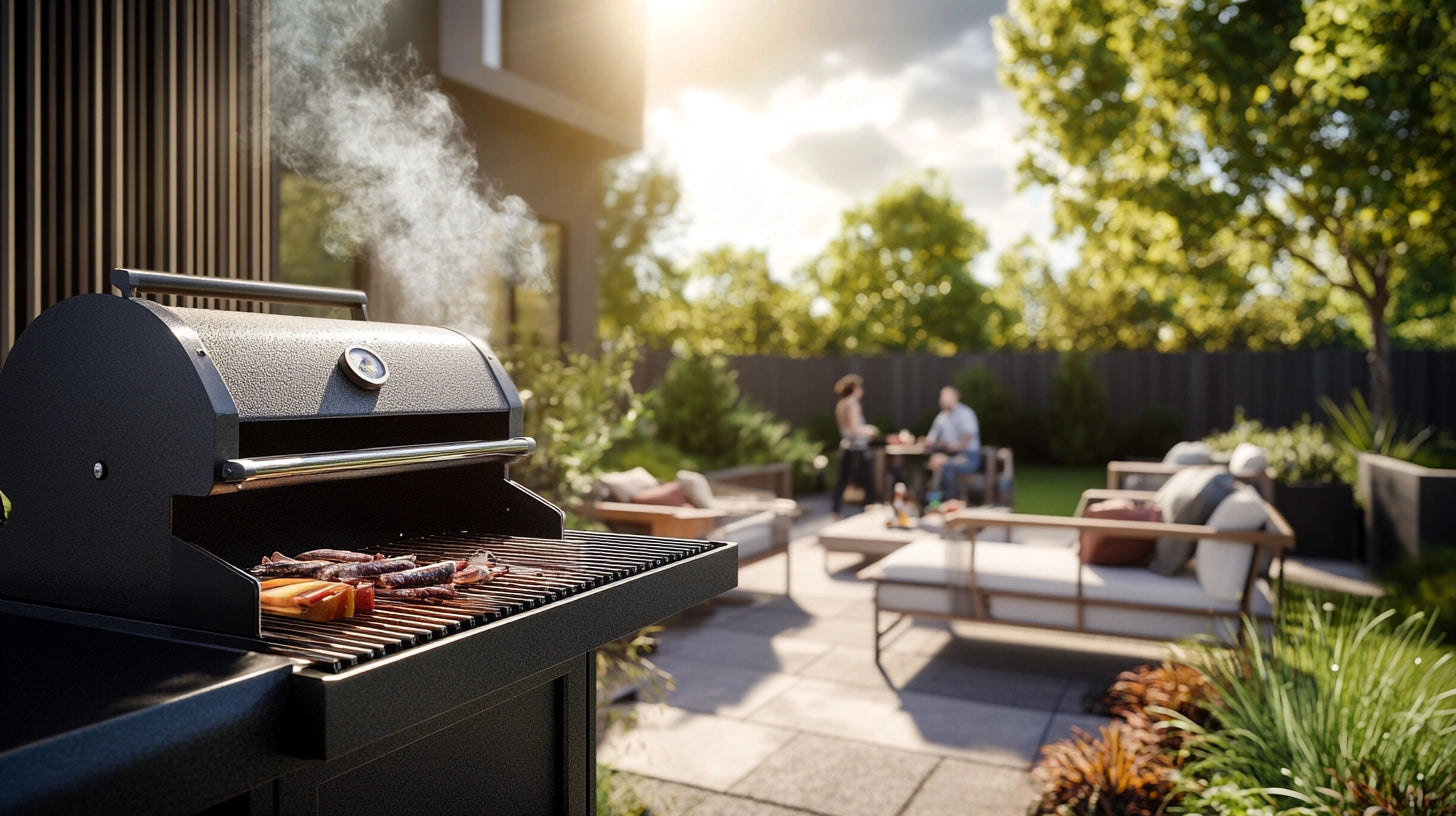 Exzellente Grillgeräte für<br>Holzkohle, Gas und Pellets