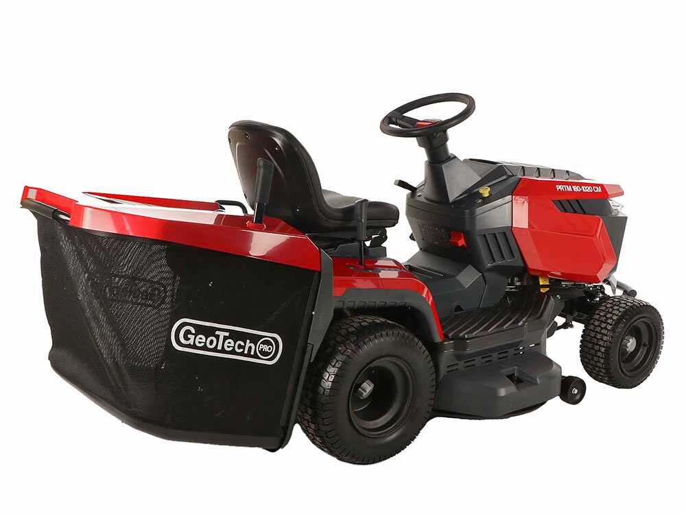 GeoTech-Pro PRTM 180-1020 CM – Aufsitzrasenmäher – Schaltgetriebe – Grasfangkorb