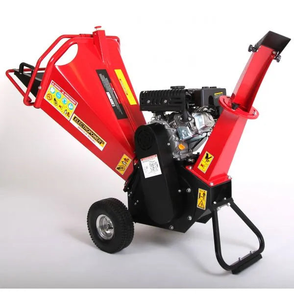 ELEKTROANTRIEB – 7 PS OHV Benzin-Asthäcksler – Max. Durchmesser 100 mm – 2 Wendemesser – Luftbereifung – CE-konform